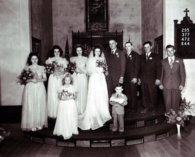 Arthur Lavern and Anita Gottsch Wedding