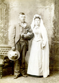 Frederick & Emma Adele Gottsch wedding photo
