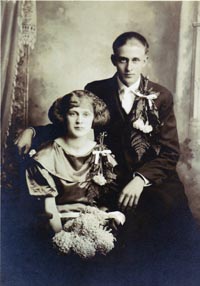 William Henry and Helen Goettsch Wedding Photo